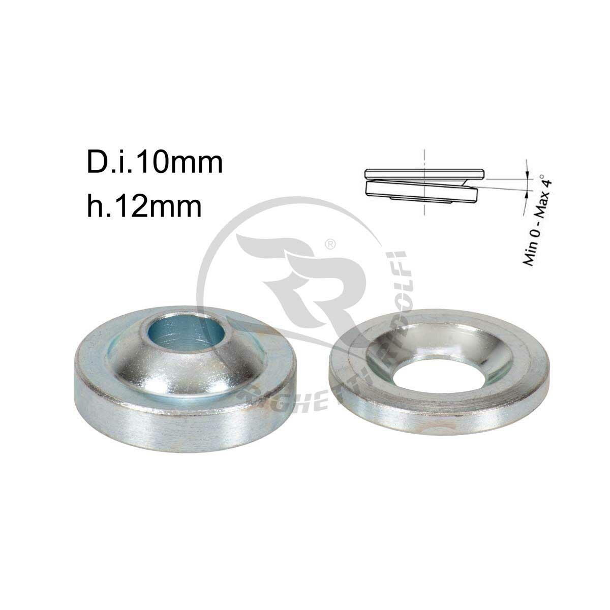 Entretoises de hauteur sphériques pour fusée D.10mm