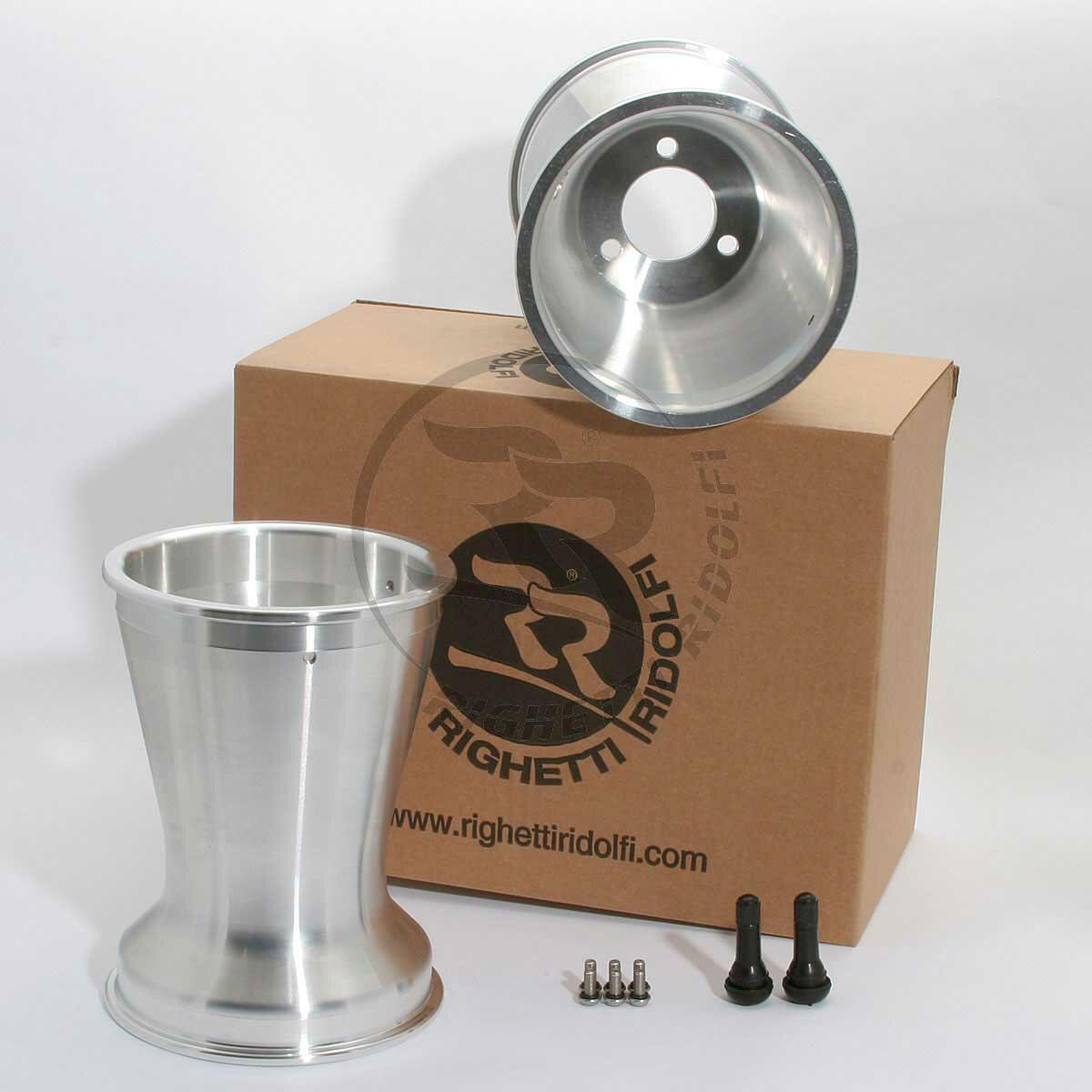 Paire de jantes arrière en aluminium 180mm