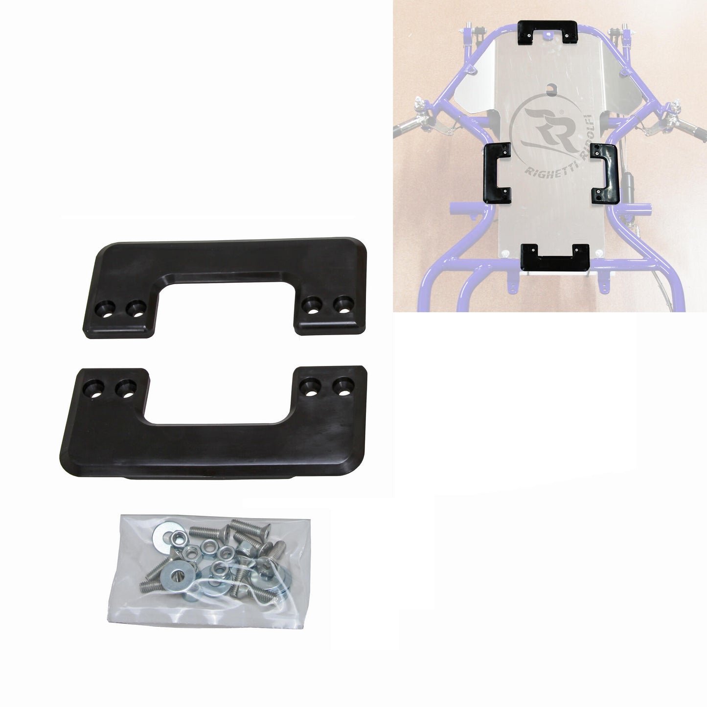 Pair de plaquette de protection pour châssis en plastique