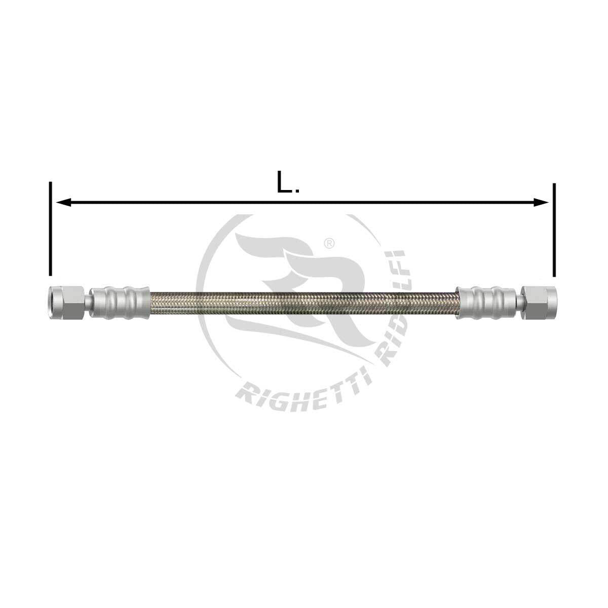 Tuyau en acier inoxydable 8mm -I/I- Transparent